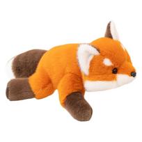 38cm Lying Fluffy Plush Fox Toy Stuffed Kawaii Orange Cartoon Animal Appeasing Companion Gift 38cm