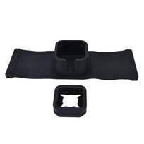Soft Silicone Sofa Cup Holder Embedded Cup Slot Flexible Foldable Couch Drink Cup Anti-slip Matte Surface Fit Sofa Armrest juoda