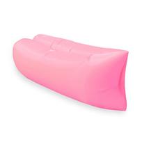 Lazy Inflatable Sofa Portable Beach Camping Air Sofa Air Cushion Outdoor Party Music Festival Adult Inflatable Sleeping Bag rožinė