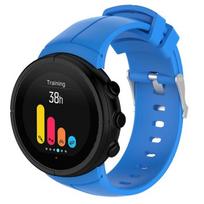 For Suunto Spartan Ultra Smart watch Wrist Bracelet Strap Watchbands Silicone Replacement Sport Watch Band With Tool dangaus mėlyna spalva