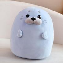 Anime Plush Toy 30/40cm round Seal Pack Doll Cute Stuffed Animal Soft Toy Ideal Christmas Thanksgiving Gift