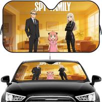 Anime S-Spy X Family Sun Visor Car Windshield Sun Shade  Front Window Sunshade UV Block Heat Insulation Cover Parasol