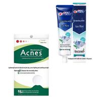 Crest 3D White Arctic Mint Toothpaste & Pimple Patch Bundle