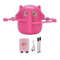 Smart Drawing Robot Educational Interactive Drawing Machine  with 2 Pens 100 Sheets Cards Educational Toy For aged 5 and above rožinė