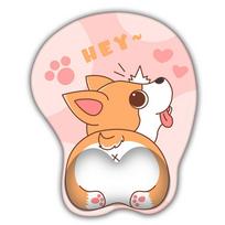 Ergonomic Design Cute Corgi Mouse Pad Comfortable Palm Mouse Pad  Laptops Office Style 4