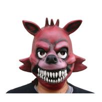 Penkios naktys pas Freddy suaugusiųjų latekso galvos kaukė, su Freddy, Chica, Bonnie, Foxy stiliumi Foxy