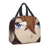 Tartaglia Childe Genshin Impact Insulated Lunch Bag for Women Kids School Anime Game Thermal Cooler Food Lunch Box Picnic Bags