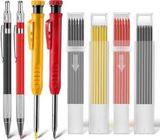 Wood Job 2.0+2.8MM Marker Pen Tools Kit Refill Leads Built-in Sharpener Long Nosed Deep Hole Mechanical Marker Pencil Kit MARKING TOOLS