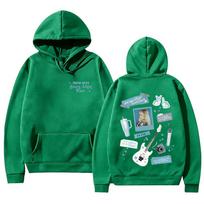 Freya Skye Stars Align Tour Scrapbook Hoodie Women Baggy Loose Long Sleeve Hoode Sweatshirt Fashion Unisex Comfort Warm Pullover XS tamsiai žalia spalva
