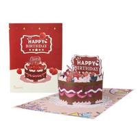 Popping Up Birthday Celebration 3D Card Festival Atmosphere Card Beautiful Greeting Card Paper Texture Present for Kids 1