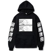 Harajuku Japan Anime Berserk Hoodies Kawaii Cartoon Puck Clothes Men Women Fashion Loog Sleeve Street Style Hoodie Sweatshirt S juoda