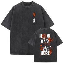 Vintage Washed Louis Tomlinson How Did We Get Here Tour 2026 Graphic T Shirts Mens Summer Fashion Oversized Tshirt Streetwear L