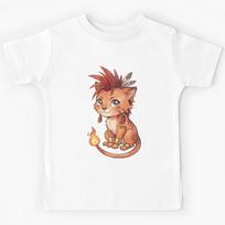Red XIII Final Fantasy VII FF7 FFVII Kids T-Shirt 160