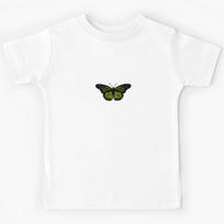 green butterfly monarch  Kids T-Shirt 140