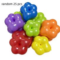 Latekso Žiedlapių Formos Balionai Įvairių Spalvų Balionų Dekoracija Gėlių Šventės Balionai Vestuvės Gimtadienio Šventė 25PCS blue