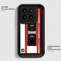 Phone Case for Xiaomi Poco F8 C61 C50 C51 X3 Pro X3 NFC Soft Shell Cassette Tape Volume Camera Poco C61