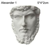Namų dekoras Įžymybės Garsios skulptūros Gipso statulos Graikų mitologija Gipso biustai Portretai Alexander 1 white