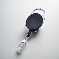 Zinc Alloy Retractable Anti-Lost Keychain with Metal Spring Buckle