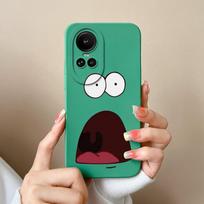 For Oppo Reno 7 4 5 6 8 Lite 2 3 10 Pro 5G Case Cover Cute Dinosaur Soft Liquid Silicone Square Matte Shockproof Women's Phone Bag For Oppo Bumper OPPO Reno2