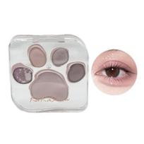 Cat Paw akių šešėlių paletė 5 spalvos Blizgantys matiniai natūralūs nuogi ilgai išliekantys vandeniui atsparūs aukšto pigmento moterų akių šešėliai akių makiažo reikmenys