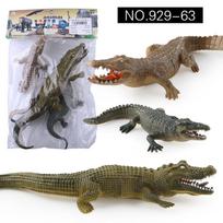 Simuliuojamas laukinės gamtos pasaulis Krokodilas Gyvūnas Tuščiaviduris Minkštos gumos ornamentas Bb Vadinamas Ankstyvojo ugdymo mokomaisiais žaislais