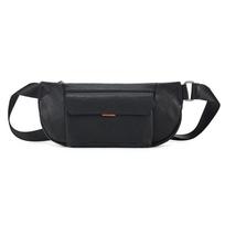 Men's Premium Vegetable Tanned Leather Crossbody Chest Bag - Large Capacity Casual Sports Shoulder Bag