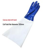 Thickened Rubber Particle Sandblasting Glove - Wear-Resistant & Breathable Left Hand Protection