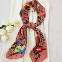 90CM Carre Femmes Foulards Soie Bureau Dames Cheveux Cou Bandanna Bandeau Foulard Couvre-Chef Musulman Foulard Femme Silencieux 90cmX90cm