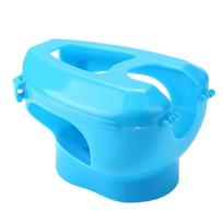 Plastikinis balandžių laikiklis injekciniam šėrimui, fiksuojamas, paukščių reikmuo(mėlyna) mėlyna