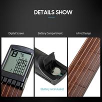 IRIN Pocket Guitar Chord Trainer 6 Fret Portable Practice Tool with Chord Name Fingering Chart Metronome Display Screen juoda