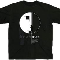Bauhaus vyriški marškinėliai „Ryškesnis rytas“ Slim-Fit Juodi Oficialiai licencijuota produkcija L juoda