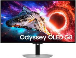 Samsung LS32HG800SUXEN Odyssey OLED G8 | 32 " | OLED | 4K | 16:9 | 240 Hz | 0.03 ms | 3840 x 2160 pixels | 300 cd/m² | HDMI ports quantity 2 | Silver LS32HG800SUXEN | 8806099024598