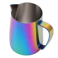 670ml Colorful Milk Frothing Pitcher 304 Stainless Steel Latte Art Coffee Steaming Frother Cup L
