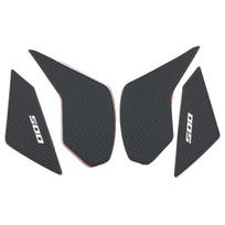 Motociklo neslystantis bakelio padas, dujų kelio sukibimo šoninis apsaugos lipdukas Honda Cbr500r black