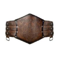 Vikingų Platus Diržas Cosplay Riterio Korsetas Diržas Renesanso Vyriškas Viduramžių Diržas 1 ruda