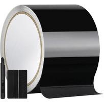 4IN X 30FT Gloss Black Vinyl Wrap for 4IN X 30FT Gloss Black / 10cm x 900cm