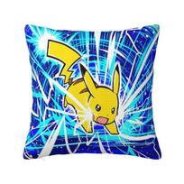 Custom Nordic Style Pikachus Anime Game Cushion Covers 40x40cm Soft Cartoon Manga Pillow for Car Square Pillowcase 30cmx30cm
