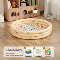 Inflatable Thickened Ocean Ball Pit: Foldable Indoor Playpen for Kids/Babies