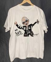VIntage Pitbull rapper Mr 305 World Wide Shirt Unisex Concert S to 5XL DO509 Unisex T-Shirt L