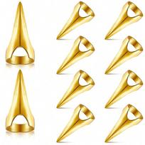10pcs Simple Personality Cosplay Punk Style Barber Tools  alon Nail  Ring Claw Spike Rings Female Rings auksas