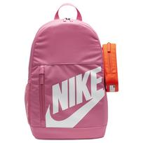 Nike Spalvų blokų dizainas Raidės logotipas Poliesterio kuprinė Vaikų kuprinės Rožinė HJ4186-646 Pink