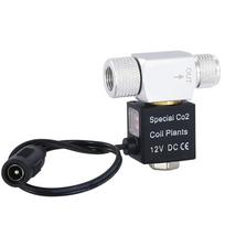A25F-CO2 Solenoid Valve 12V For Aquarium Automatic Control Double Head Regulator Waterproof Low Temperature For Fish Tank