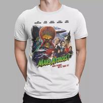 Marsas puola T-shirt Ateivių filmas 90-ųjų Retro Šaunus Juokingas filmo plakatas Unisex T-Shirt XXXL