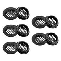 10pcs Round Ventilation Grilles 35mm Air Vent Louver Hole Soffit Mesh Vents Decoration Cover Wardrobe Grille Ventilation
