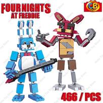 Karštas Klasikinis Filmas FNAF Lėlė FNAF Penkios Naktys Košmaras Chica Foxy Auksinis Bonis Lokys Veiksmo Figūrėlė Kaladėlės Statybiniai Blokeliai Žaislai