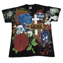 Vintažinis Ozzy Osbourne AOP Tatuiruotės Koncertas 1992 m. Dydis L Vienos siūlės marškinėliai REPRINT Unisex T-shirt XXXL gray