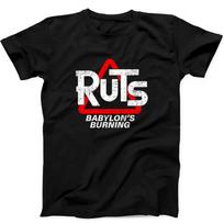 The Ruts Babylon's Burning Punk Rock Music Tee Black T Shirt B600 S