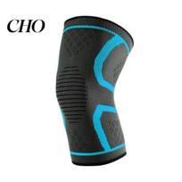 Breathable Knee Brace Knitted Sports Lightweight Compression Sleeve Exercise Stabilizer Women Men Elastic Outdoor Fitness Basketball Running M mėlyna