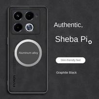 Sheep Skin Leather Case for Infinix Note 40 Pro 50 Case Magnetic Car Protective Case for Infinix Note40 Pro Plus Cover Shell Hot 60 Pro Plus 4G juoda