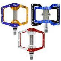 Advanced Strong and Durable Aluminum Ultralight Pedal Alloy Mountain Cheap Ultralight  Bicycle Pedal Ball Bearing raudona